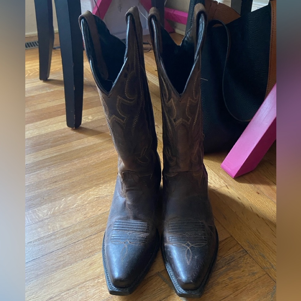 J.B. Dillon Brown Western Boots